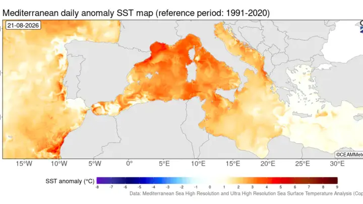Mediterraneo, il mare è caldo, quanto si riscalda ogni anno