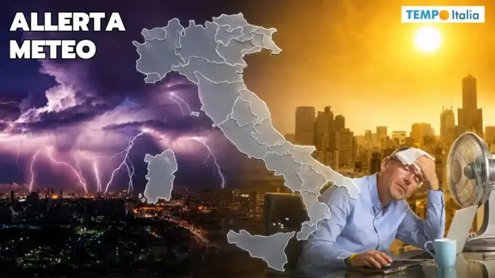 Allerta meteo arancione oggi in 4 regioni tra Nord e Centro