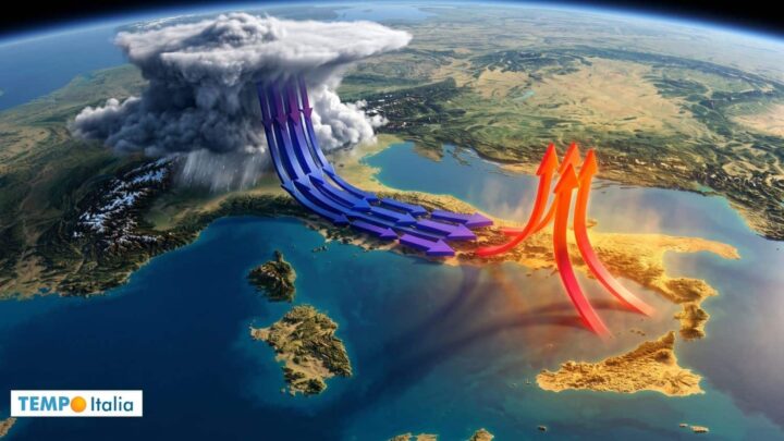Da 38°C a 25°C in poche ore: come nasce un crollo termico estivo