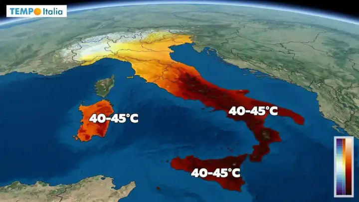 Onda di caldo, Magnitudine da Record: temperature 15°C sopra media