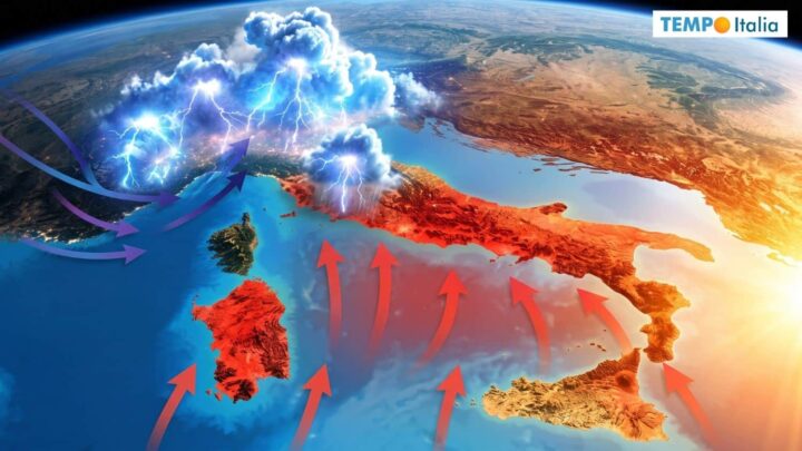 Caldo estremo e afa. Temporali al Nord. Ecco come finisce l’Estate 2026