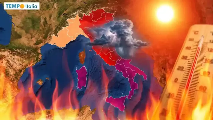 Ondata di calore africano con picchi di 46°C. Quando smette