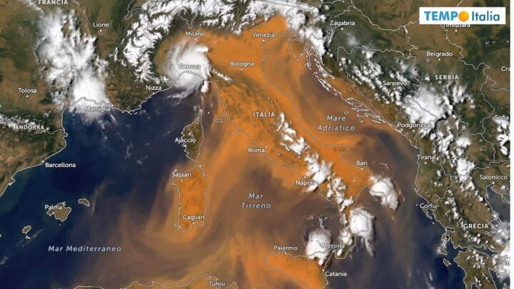 Caldo sino 42°C, numerosi i temporali tropicali anche in pianura