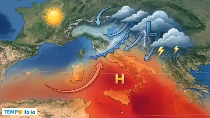 Settembre dal meteo estivo con diversi nubifragi e grandinate