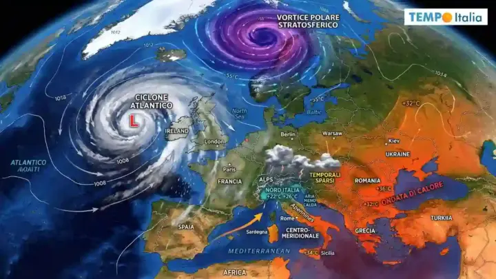 Vortice Polare in formazione: cosa cambia per l’Europa
