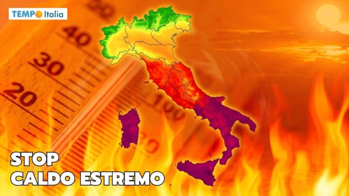 Ondata di calore, il picco e poi “Stop” la discesa temperatura