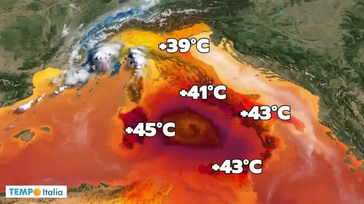 La furia dell’Anticiclone africano si ripeterà da mercoledì 26