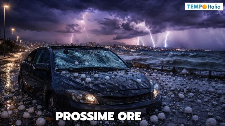 OGGI: Grandine e Nubifragi: poi il caldo asfissiante sino a Ferragosto